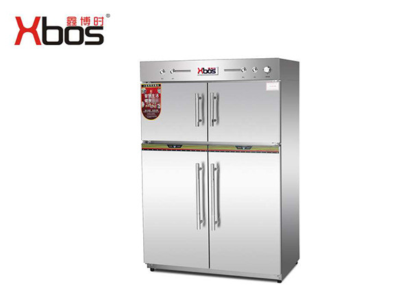 酒店商用不銹鋼立式雙門高溫發(fā)泡消毒柜